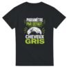 T shirt Paramètre Par Défaut Cheveux Gris
