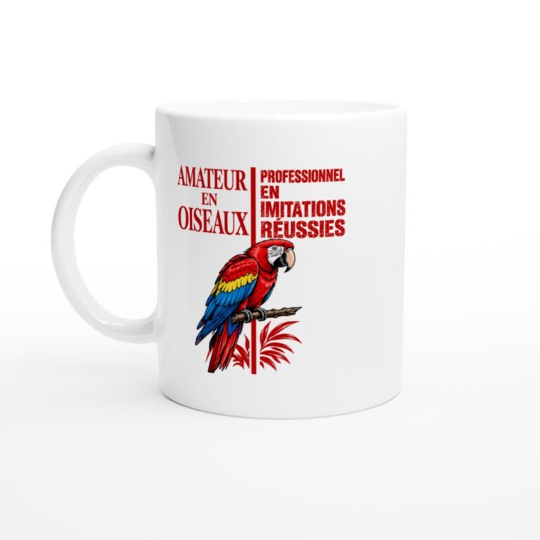 Mug Amateur En Oiseaux Professionnel En Imitations Réussies