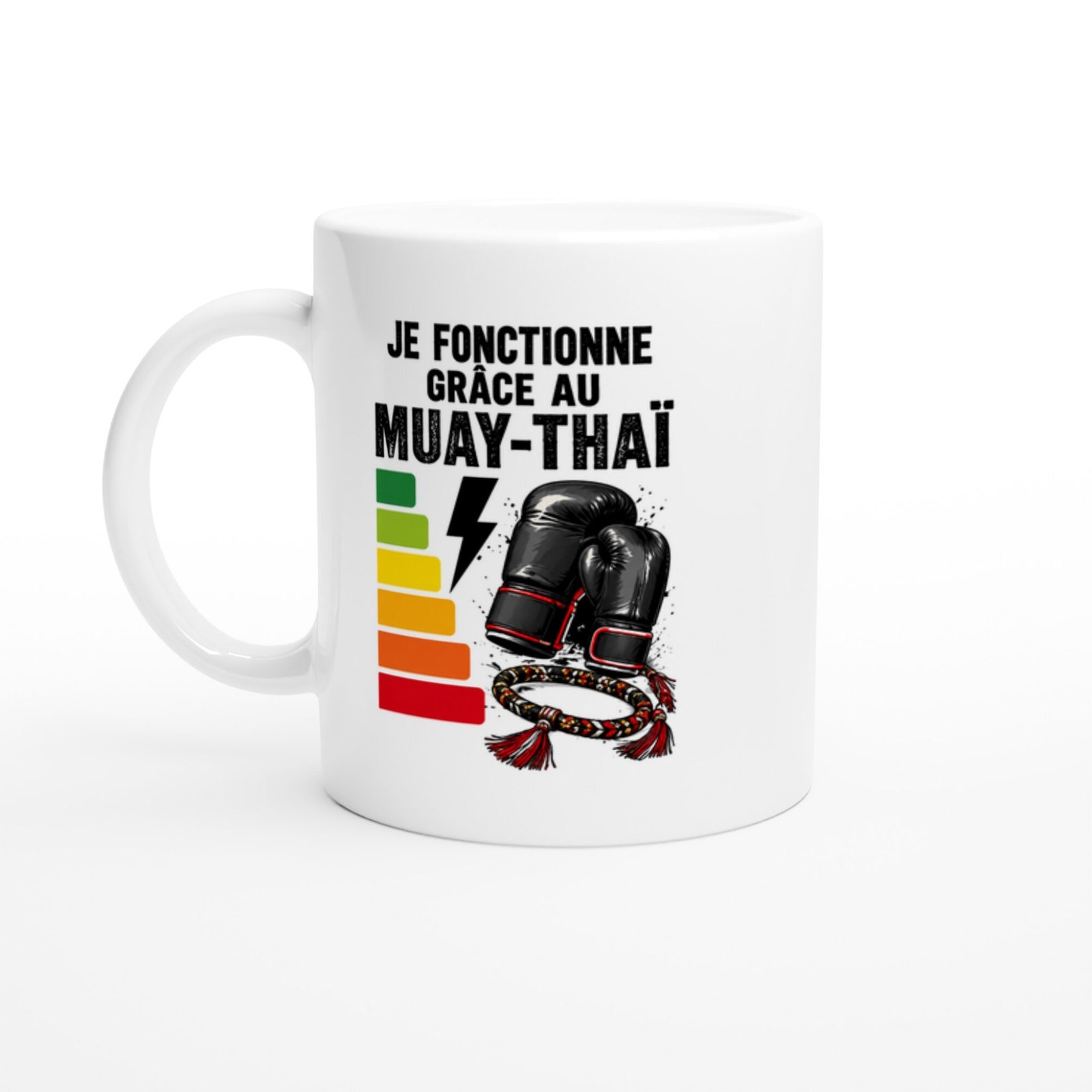 Mug Je Fonctionne Grâce Au Muay-Thaï