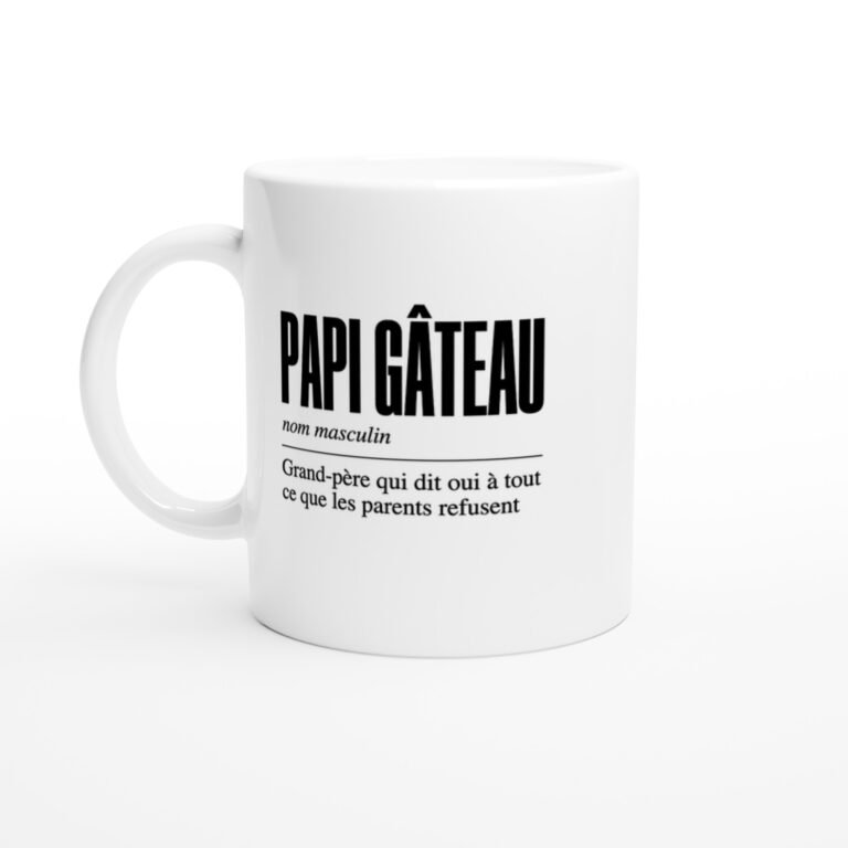 Mug Papi Gâteau Grand-Père Qui Dit Oui à Tout Ce Que les Parents Refusent