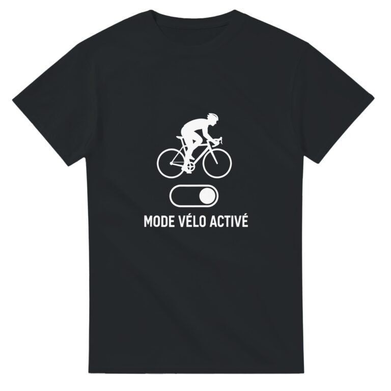 T shirt Mode Vélo Activé