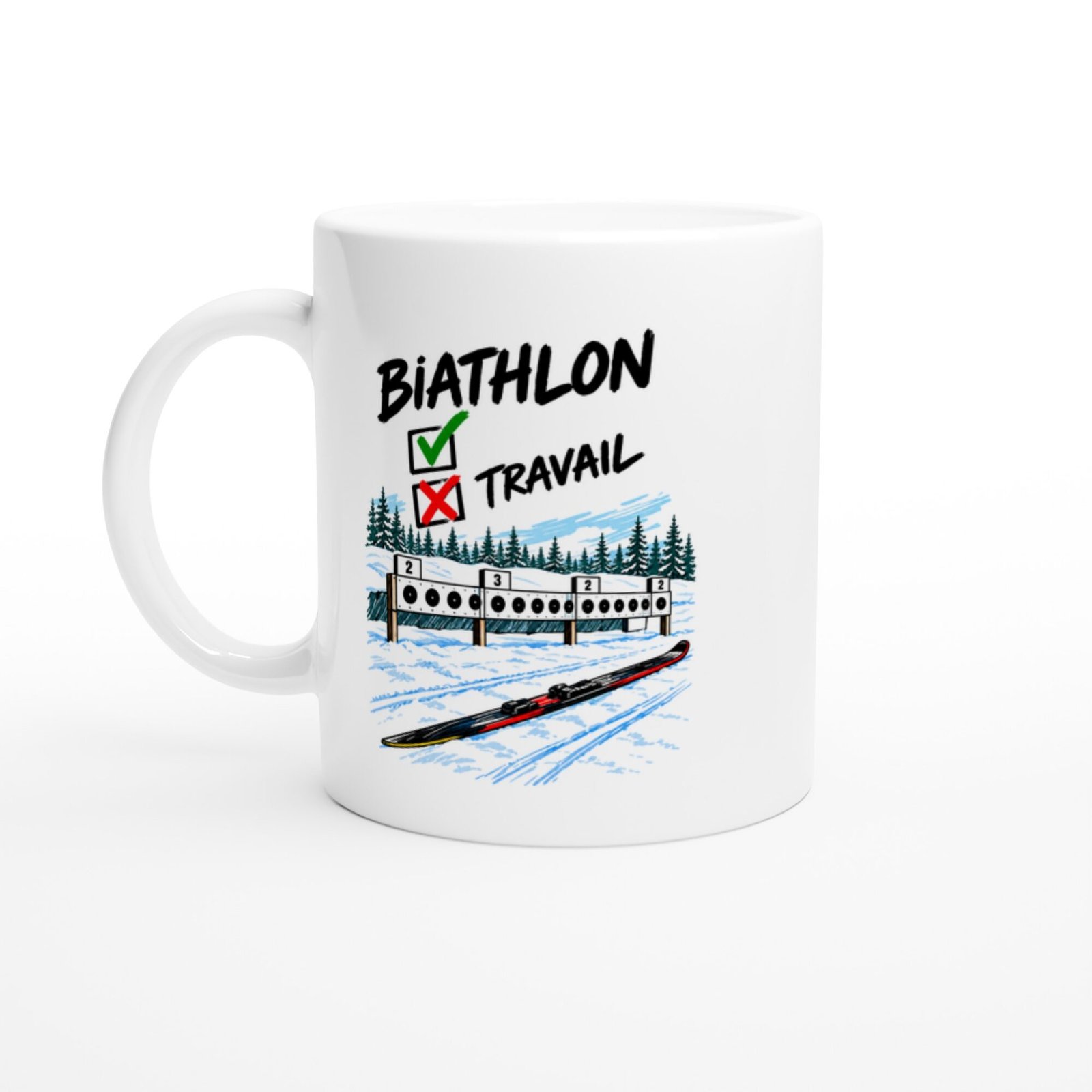 Mug Biathlon Travail