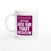 Mug Édition Limitée Option Avis sur Tout Incluse
