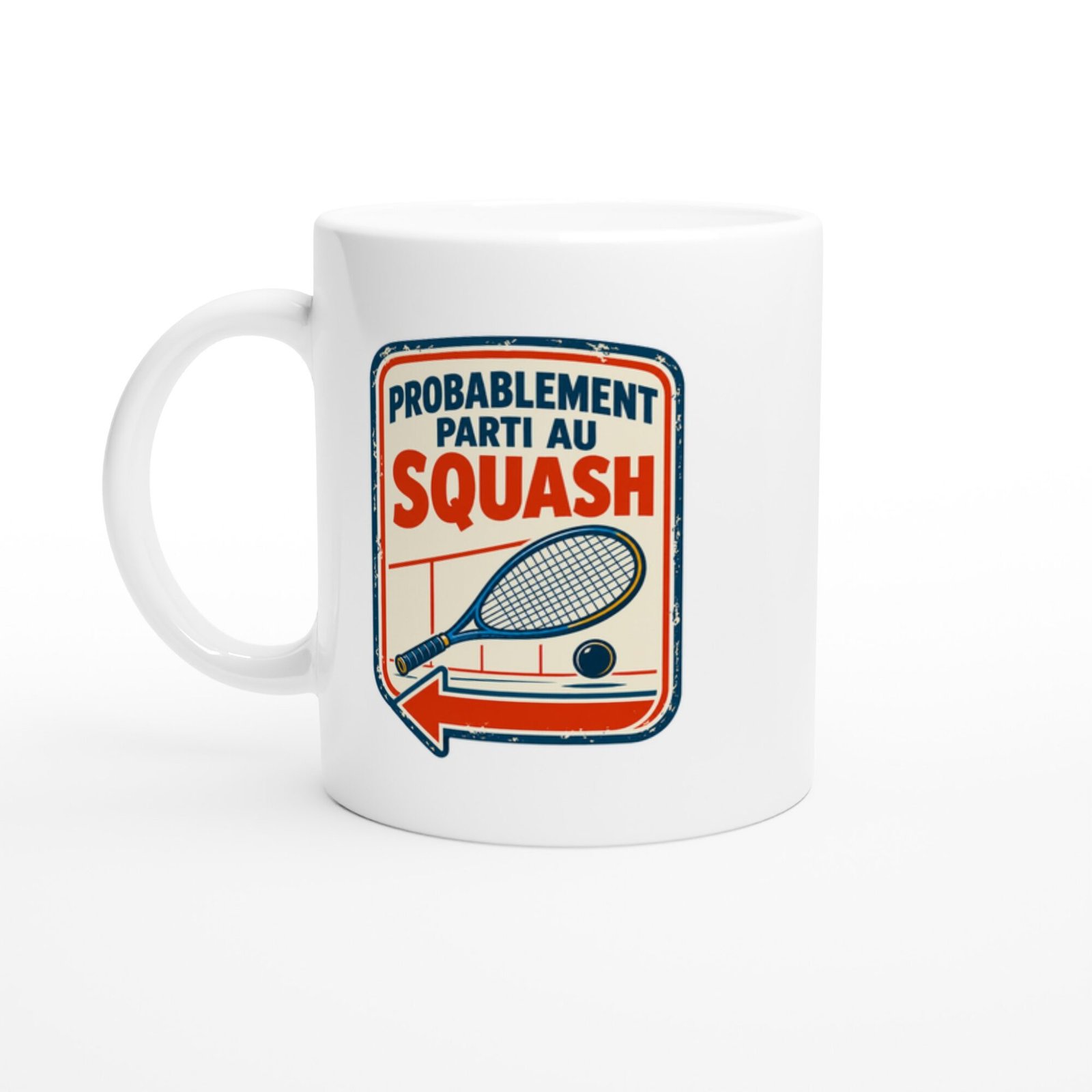 Mug Squash Probablement Parti Au Squash