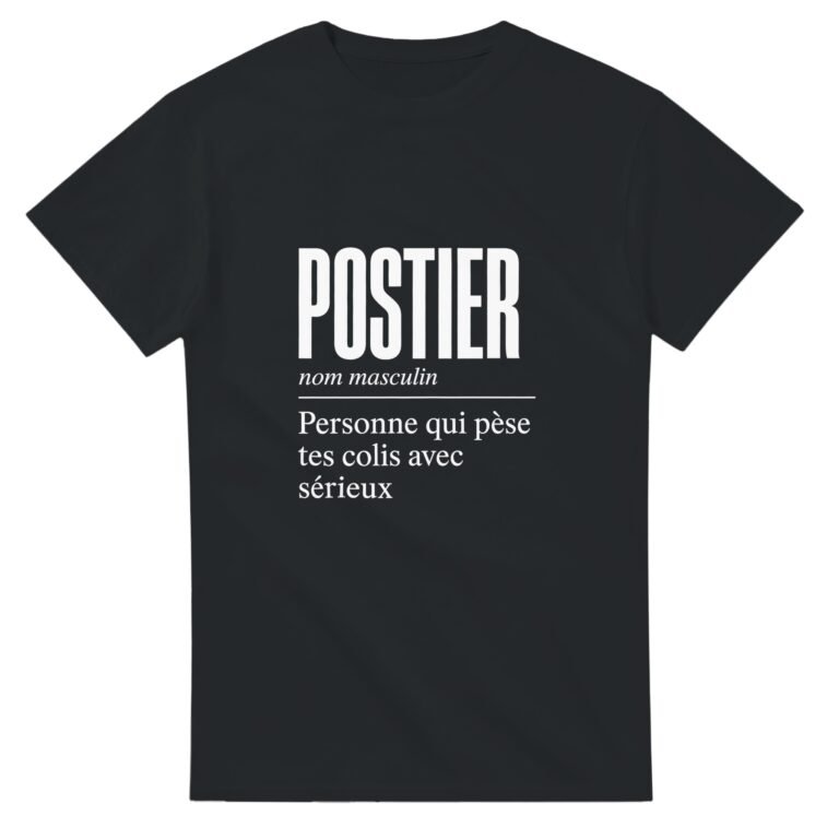 T shirt Postier Personne Qui Pèse Tes Colis Avec Sérieux