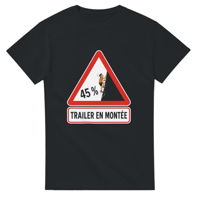 T shirt 45 pour cent Trailer en Montée