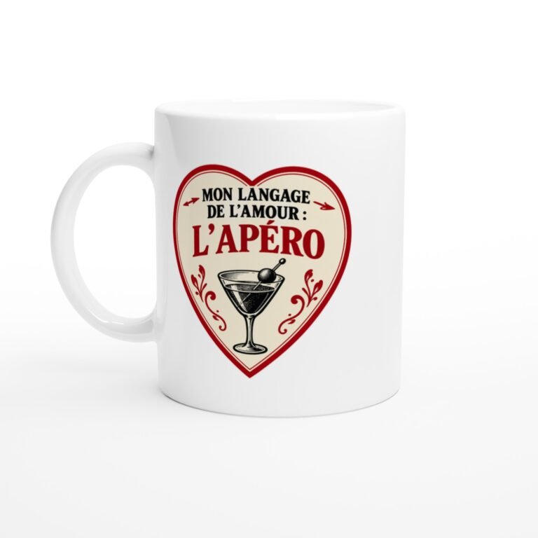 Mug Mon Langage de l'Amour l'Apéro