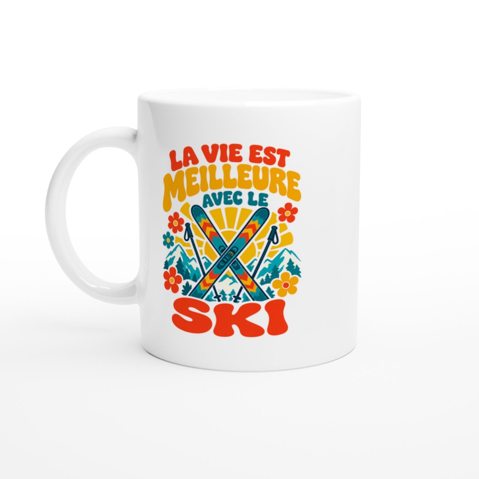 Mug Ski La Vie Est Meilleure Avec Le Ski