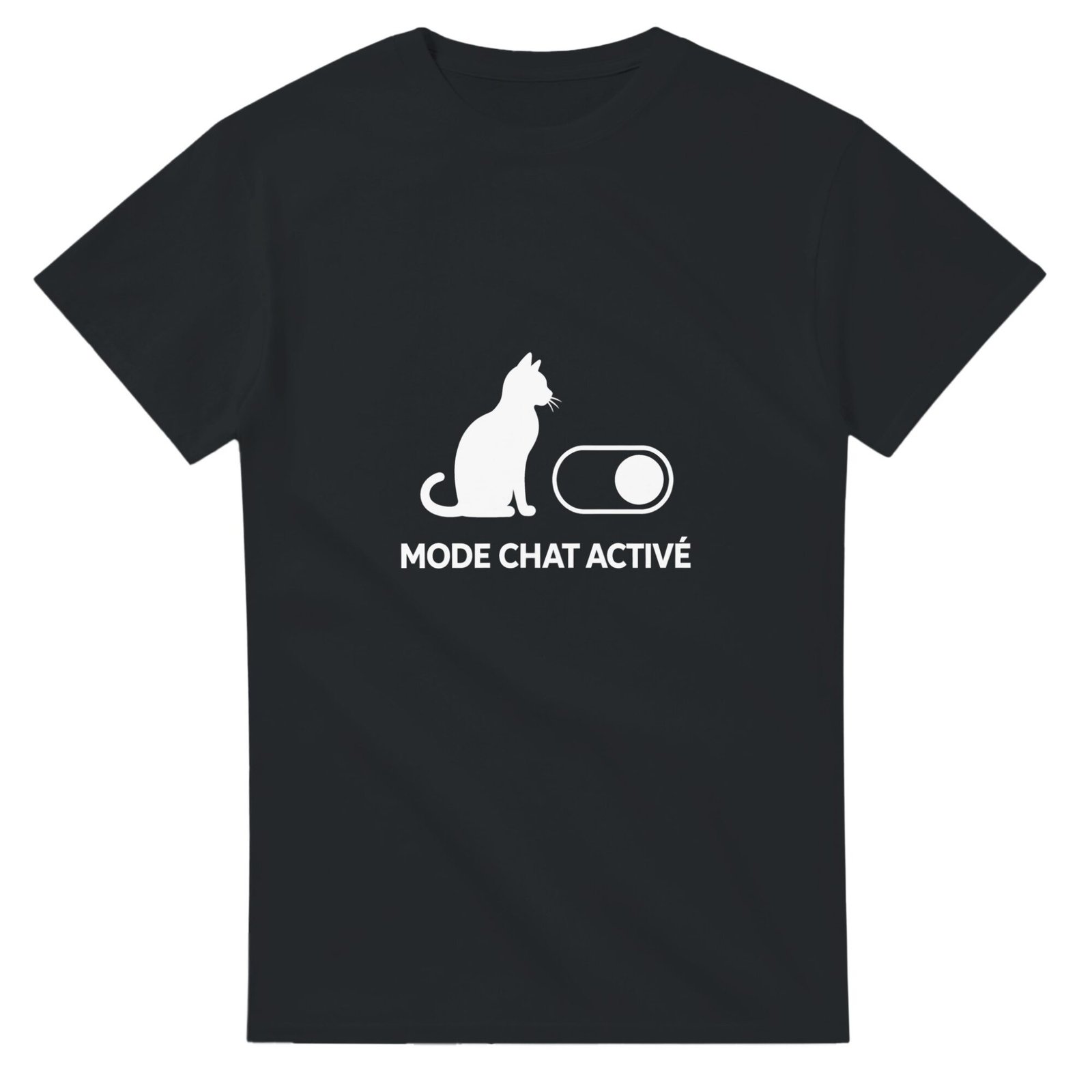 T shirt Mode Chat Activé