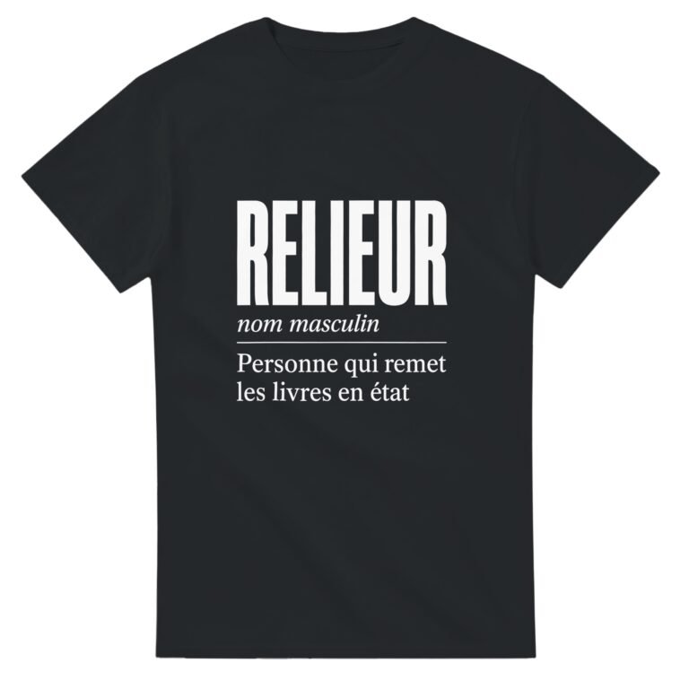 T shirt Relieur Personne Qui Remet les Livres en État