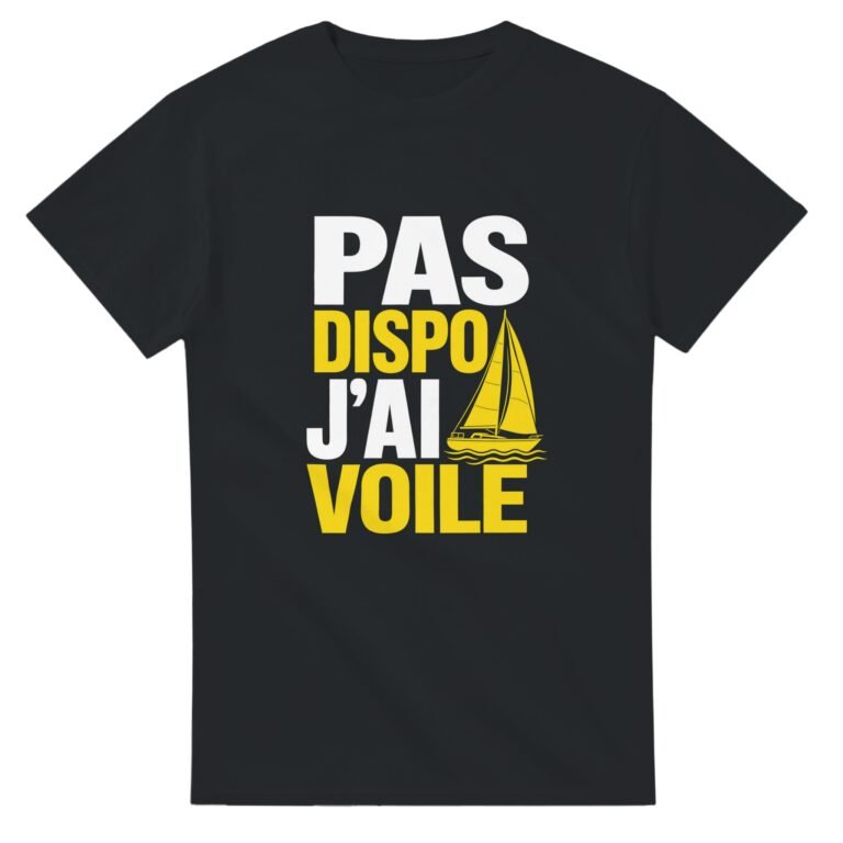 T shirt Pas Dispo J'Ai Voile