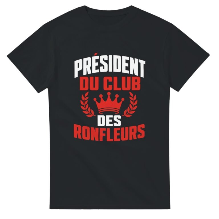 T shirt Président du Club des Ronfleurs