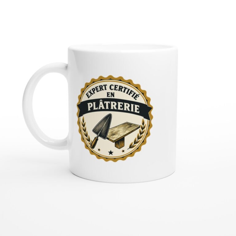 Mug Expert Certifié En Plâtrerie