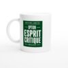 Mug Édition Limitée Option Esprit Critique Incluse