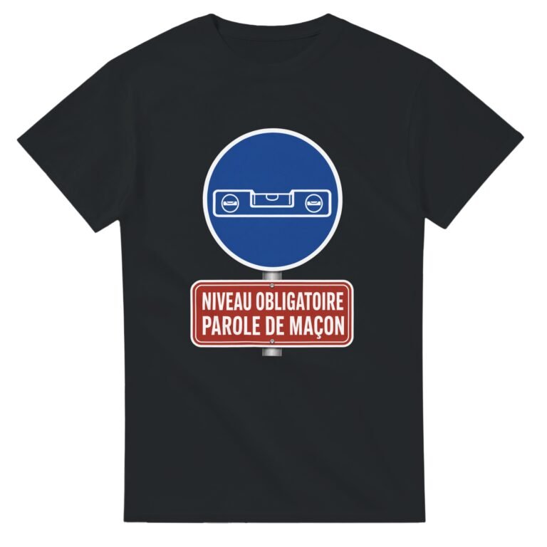 T shirt Niveau Obligatoire Parole de Maçon