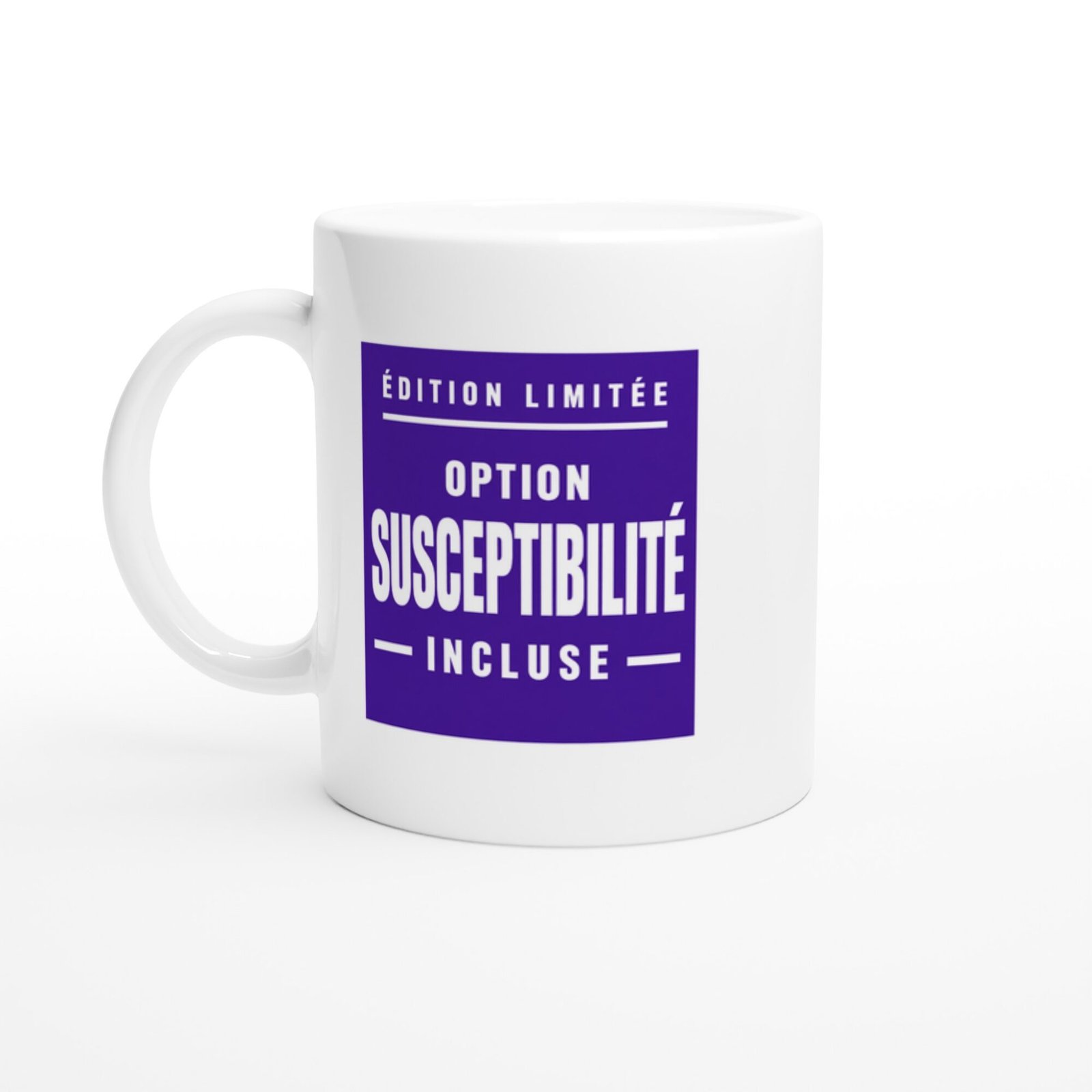 Mug Édition Limitée Option Susceptibilité Incluse