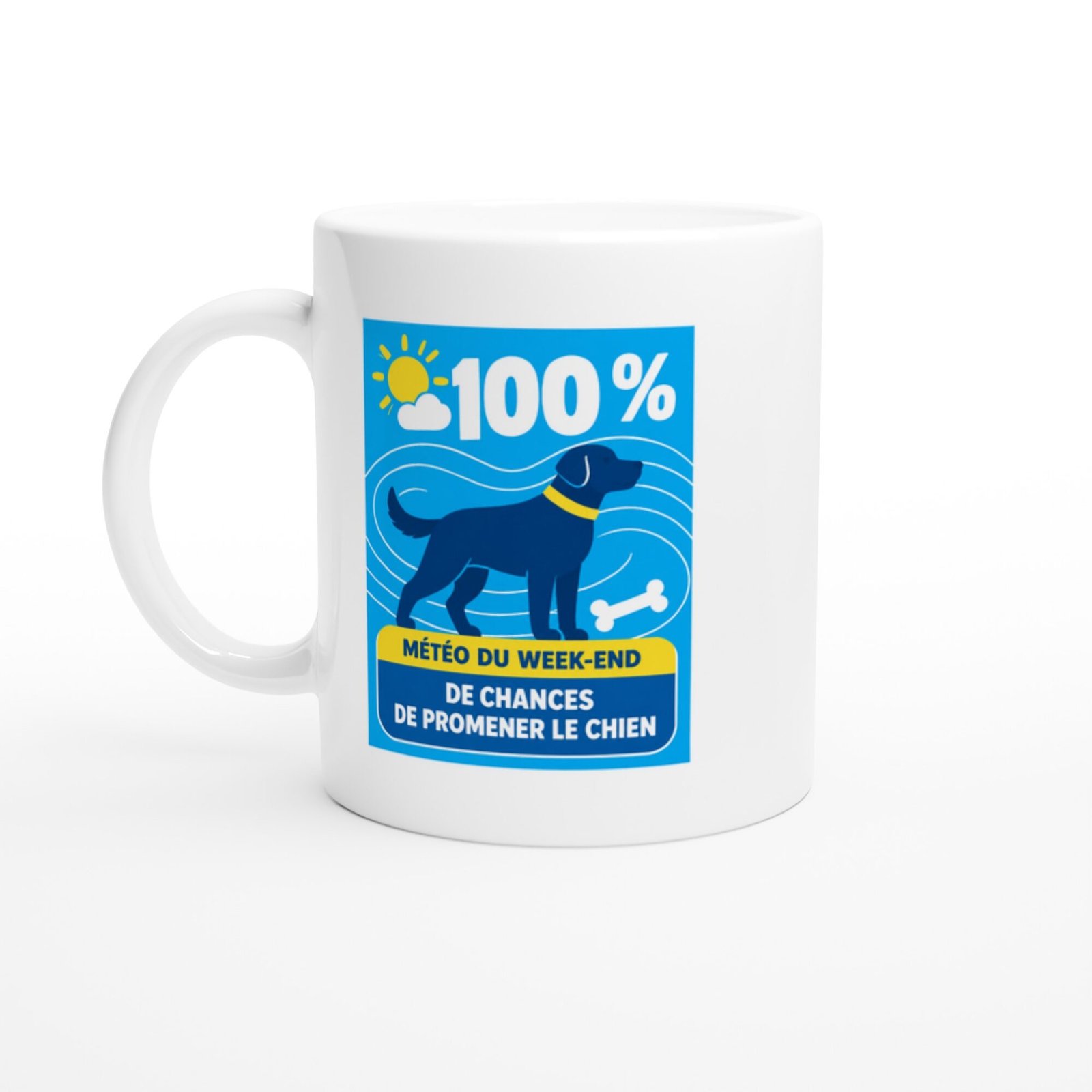 Mug Météo Du Week-End 100 % De Chances De Promener Le Chien