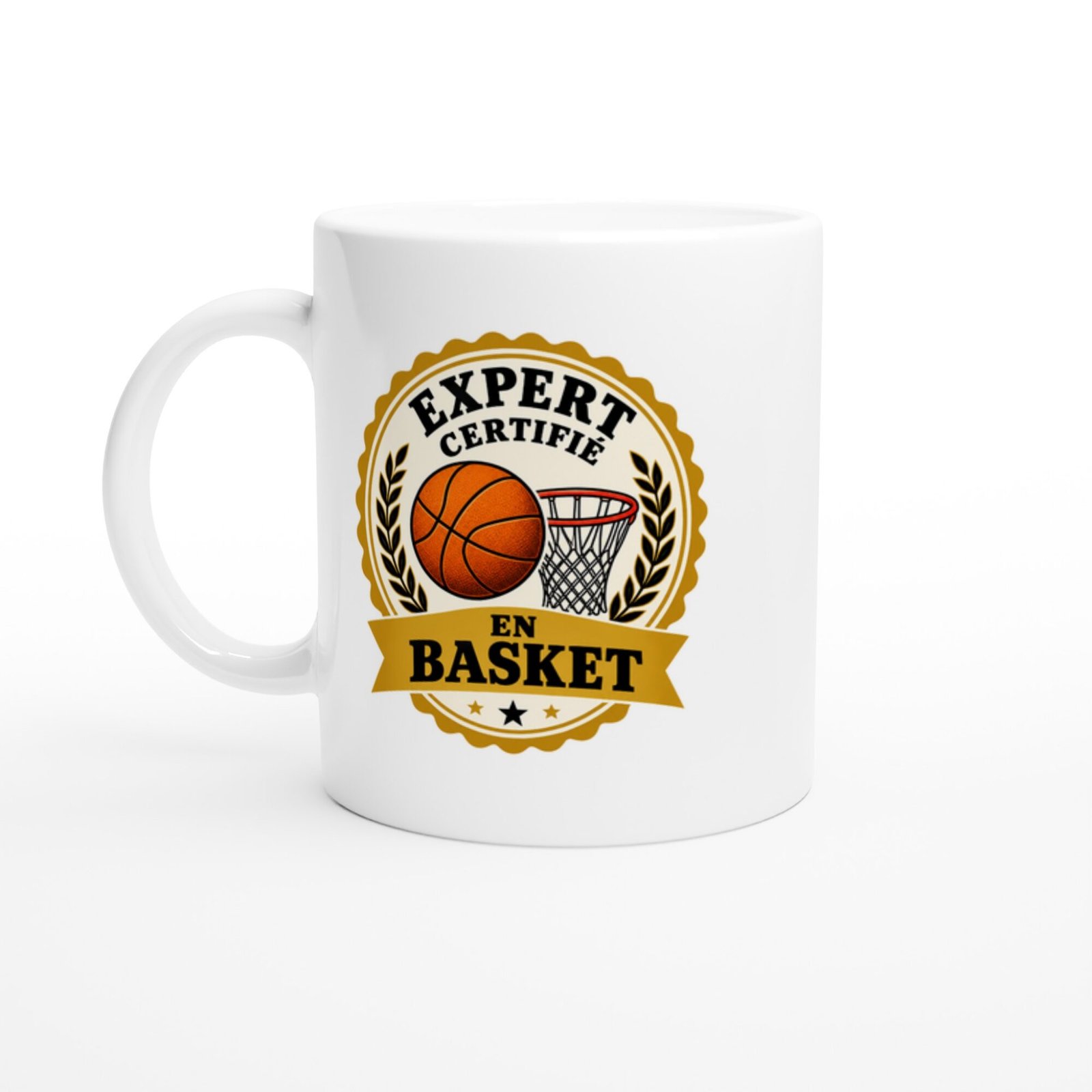 Mug Basketball Expert Certifié En Basket