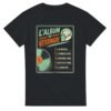 T shirt l&rsquo;Album du Vétérinaire Il Ne Mord Pas le Thermomètre Désolé le Chat Sous la Table