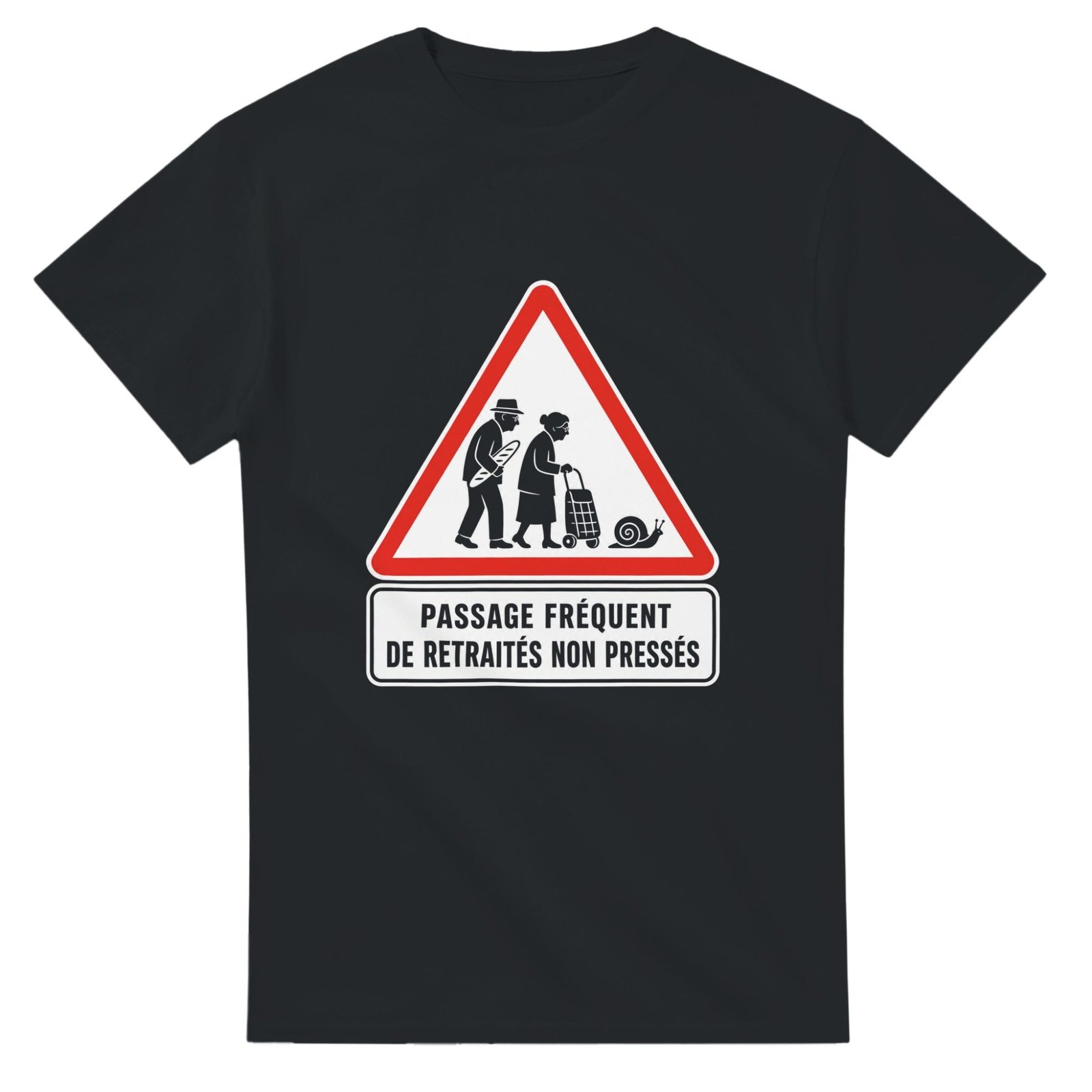 T shirt Passage Fréquent de Retraités Non Pressés