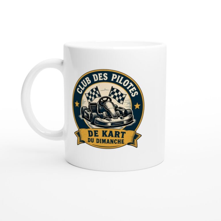 Mug Club Des Pilotes De Kart Du Dimanche