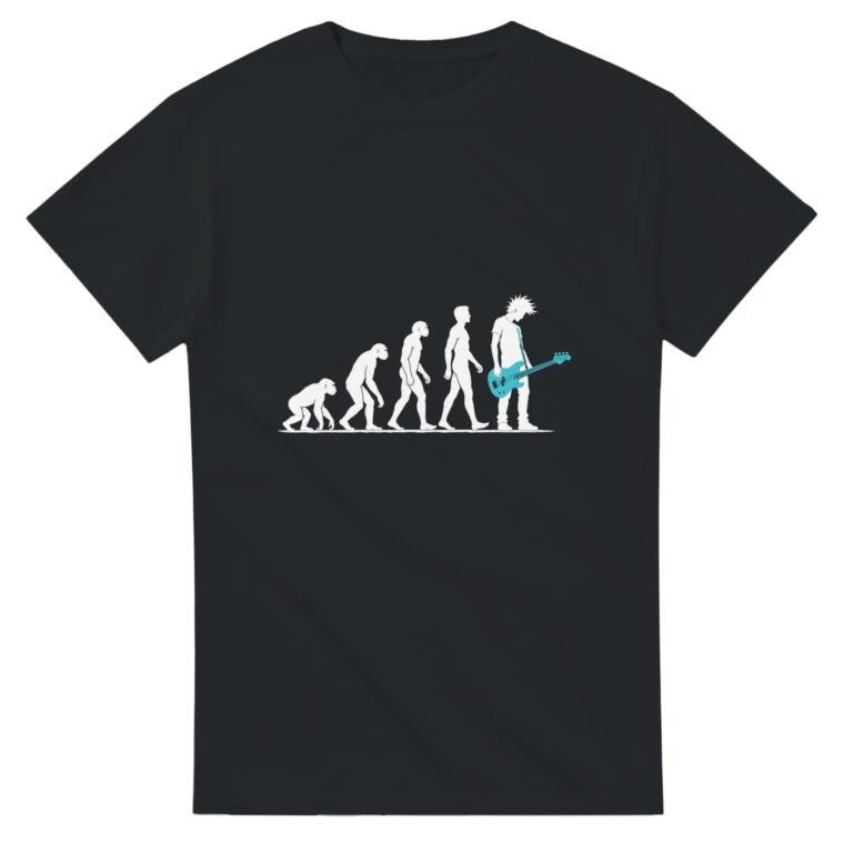 T shirt Guitare Basse Évolution
