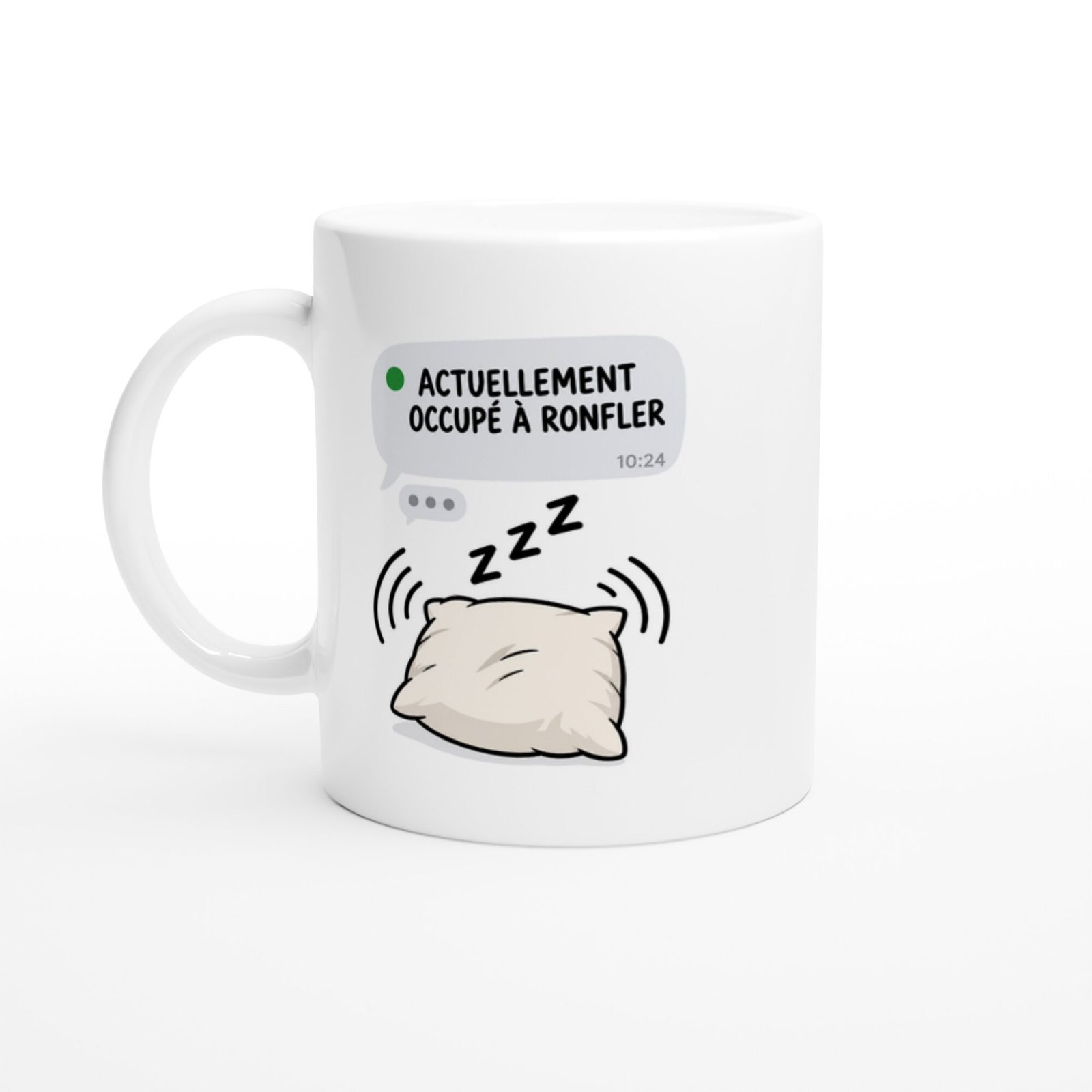 Mug Actuellement Occupé à Ronfler