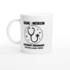 Mug Signe Médecin Ascendant Ordonnance Écriture Illisible Prévue
