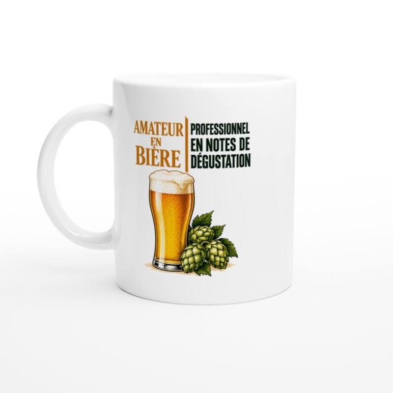 Mug Amateur En Bière Professionnel En Notes De Dégustation