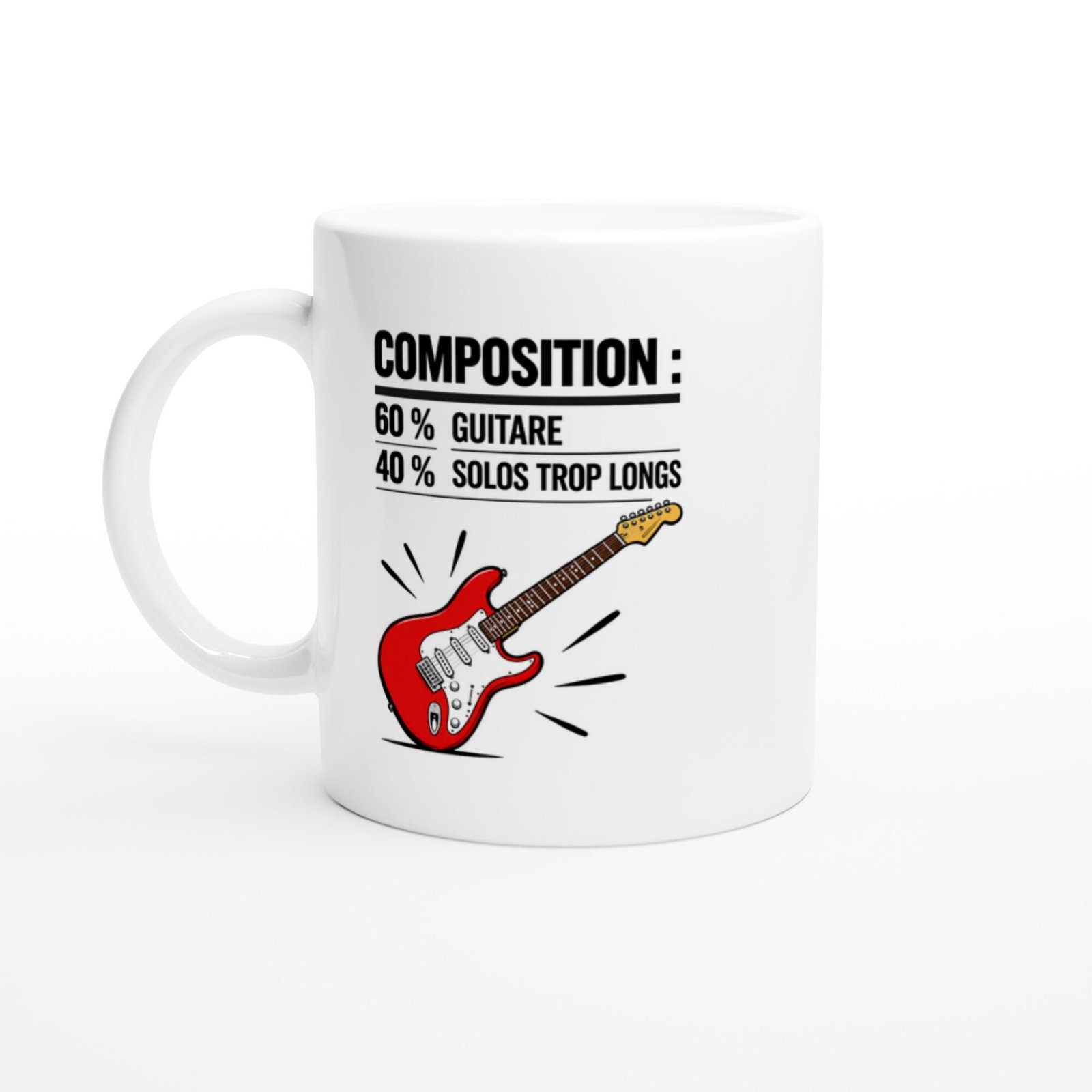 Mug Composition 60 % Guitare 40 % Solos Trop Longs