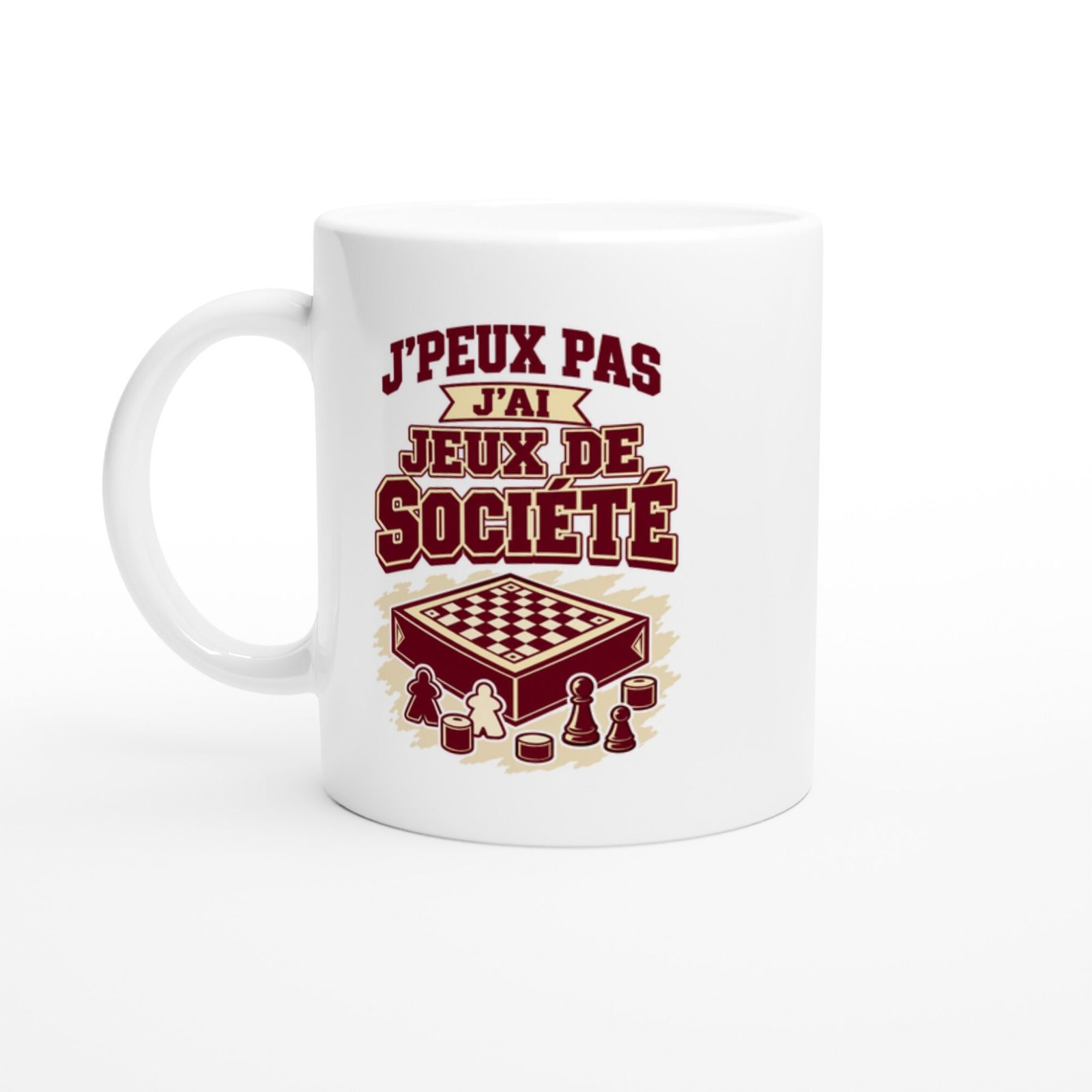 Mug J&rsquo;Peux Pas J&rsquo;Ai Jeux De Société
