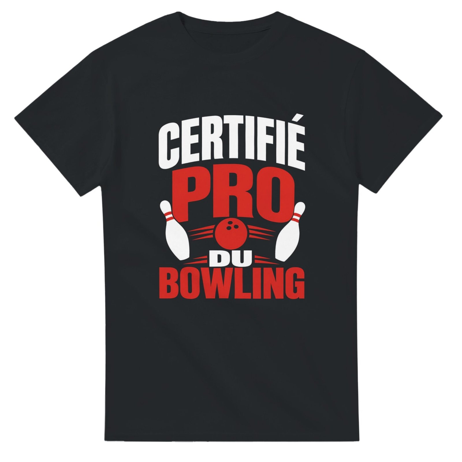 T shirt Certifié Pro du Bowling