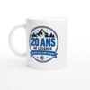 Mug 20 Ans de Légende Garantie sans Mode d&rsquo;Emploi – Idée Cadeau Anniversaire