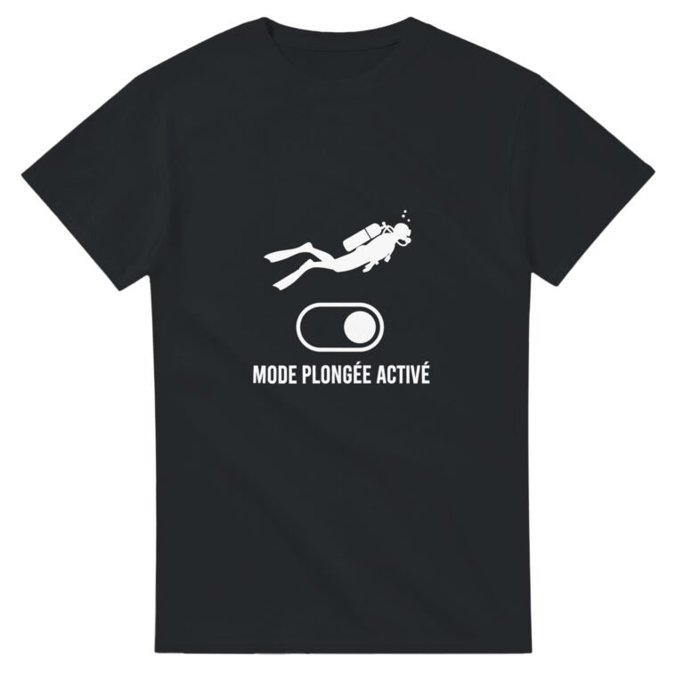 T shirt Mode Plongée Activé