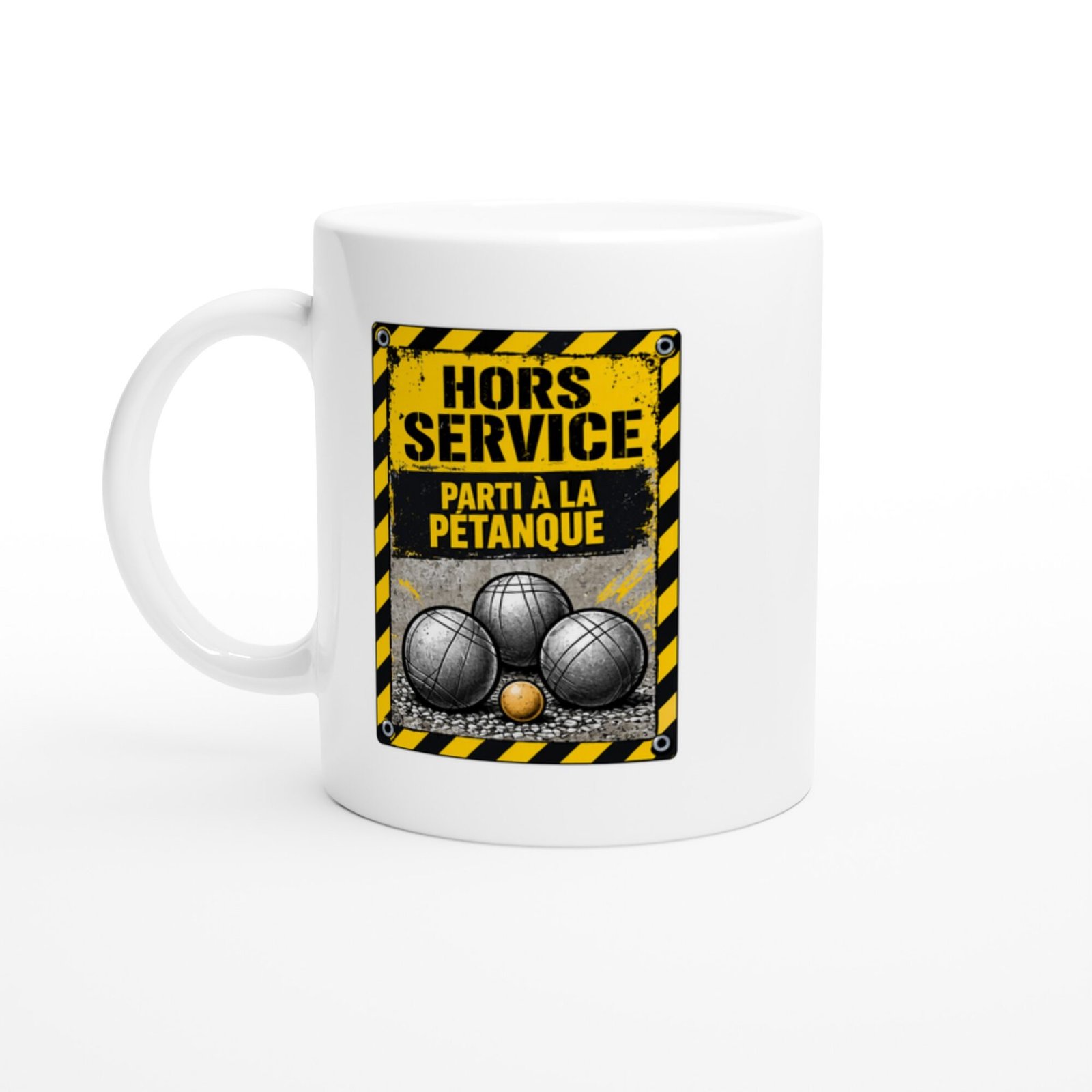 Mug Hors Service Parti À La Pétanque