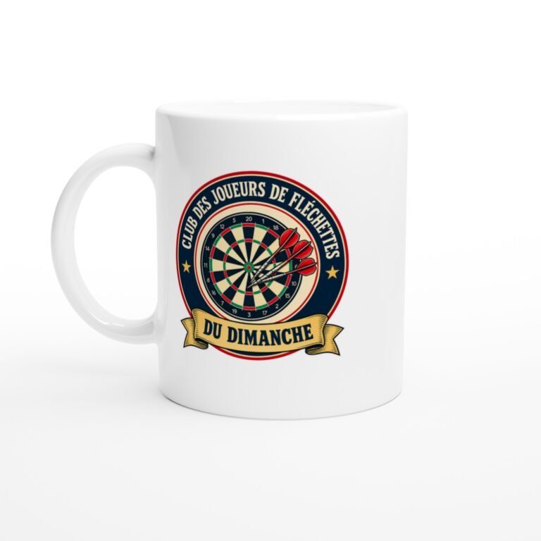 Mug Club Des Joueurs De Fléchettes Du Dimanche
