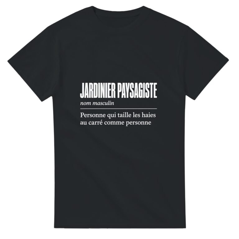 T shirt Jardinier Paysagiste Personne Qui Taille les Haies au Carré Comme Personne