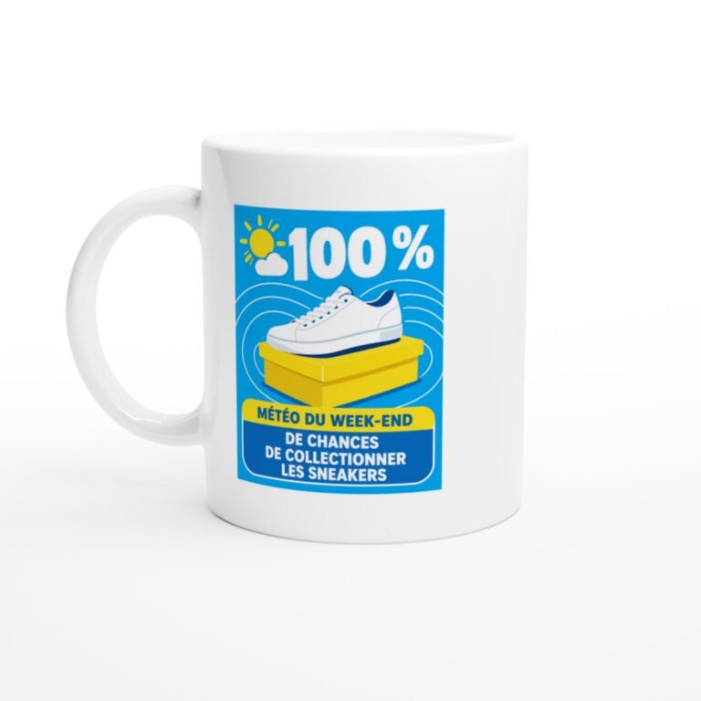 Mug Météo Du Week-End 100 % De Chances De Collectionner Les Sneakers