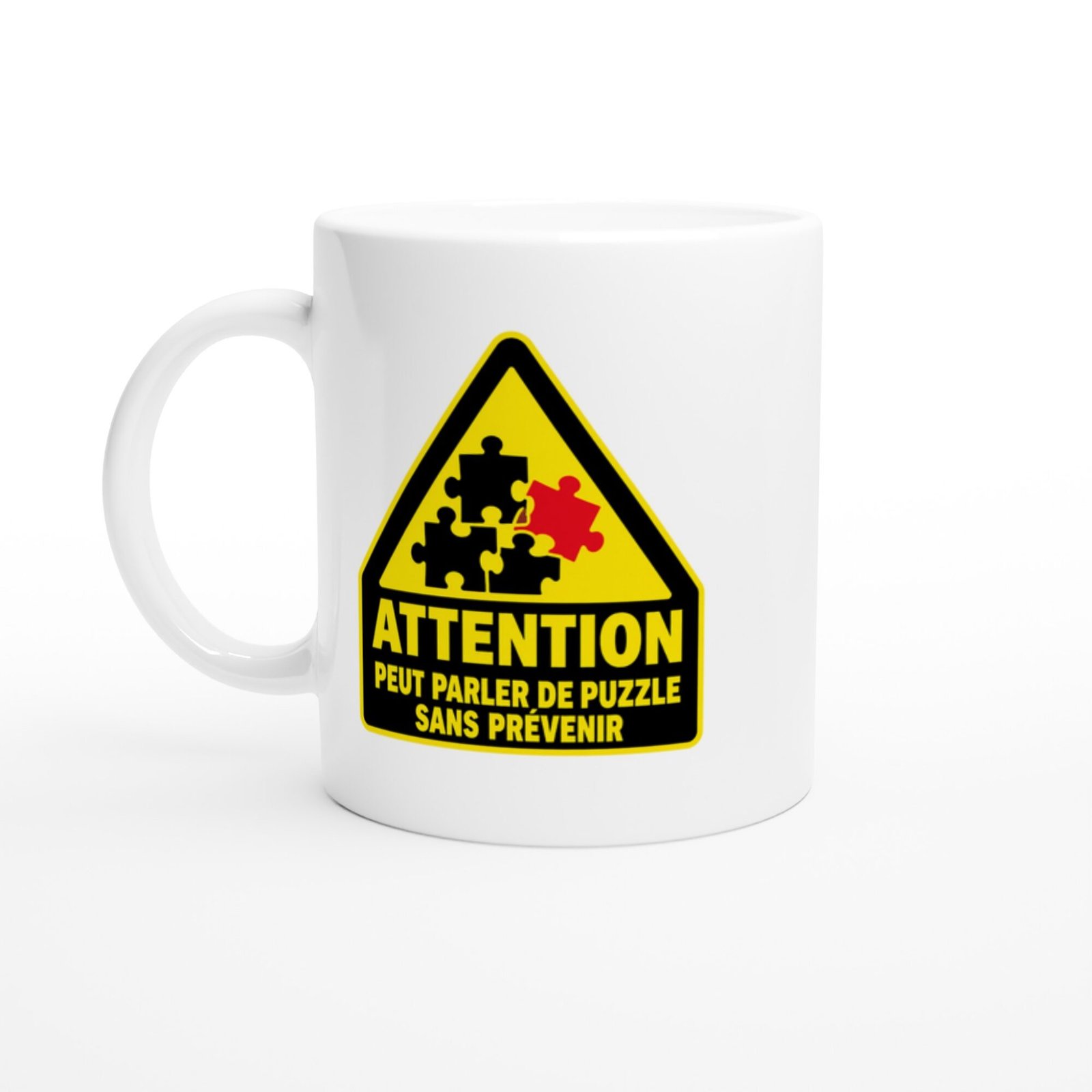 Mug Attention Peut Parler De Puzzle Sans Prévenir