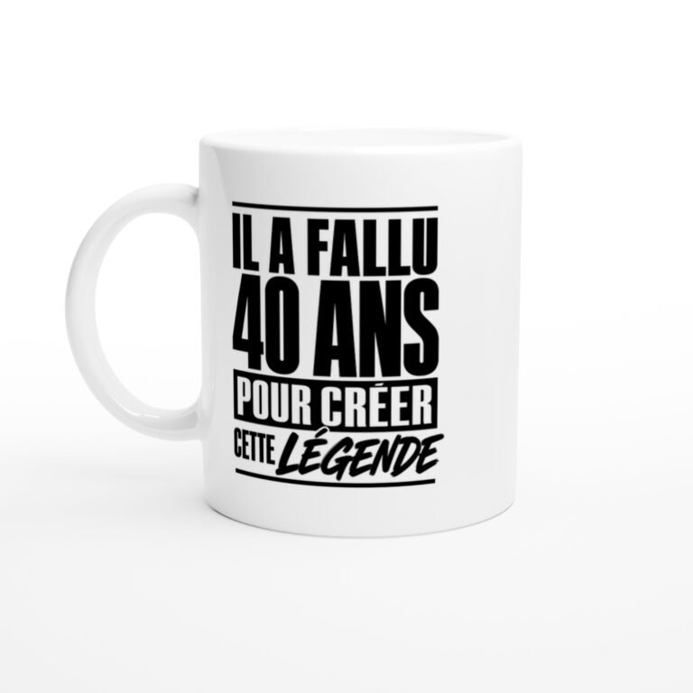 Mug Il A Fallu 40 Ans pour Créer Cette Légende