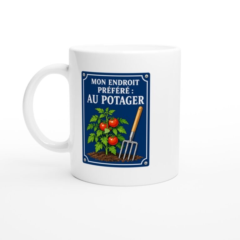 Mug Potager Mon Endroit Préféré Au Potager