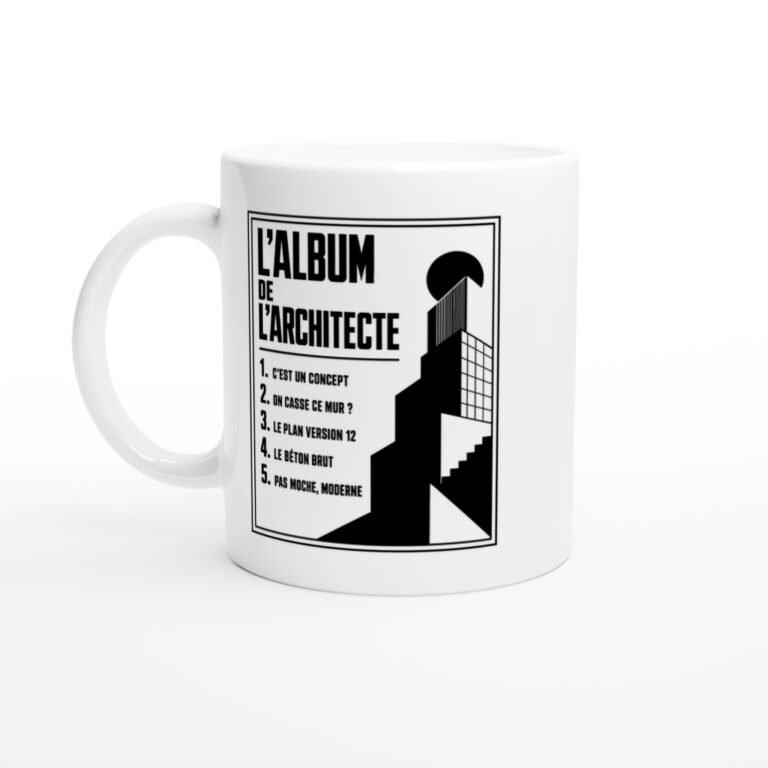 Mug l'Album de l'Architecte C'Est un Concept On Casse Ce Mur le Plan Version 12 le Béton
