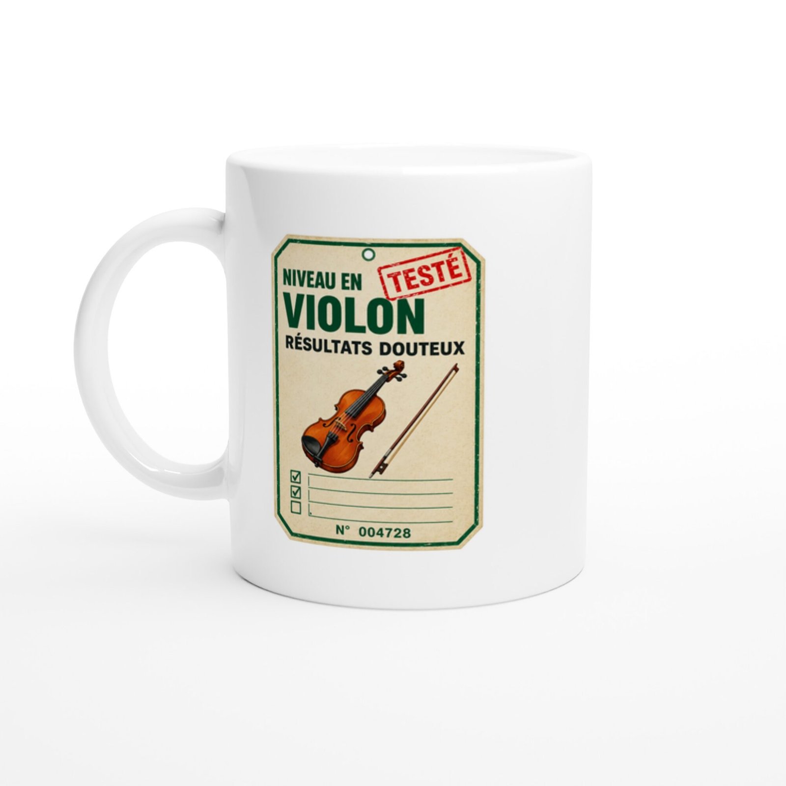 Mug Niveau En Violon Testé Résultats Douteux