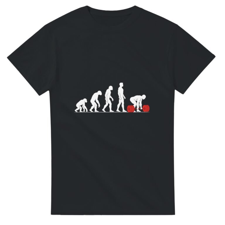 T shirt Powerlifting Évolution