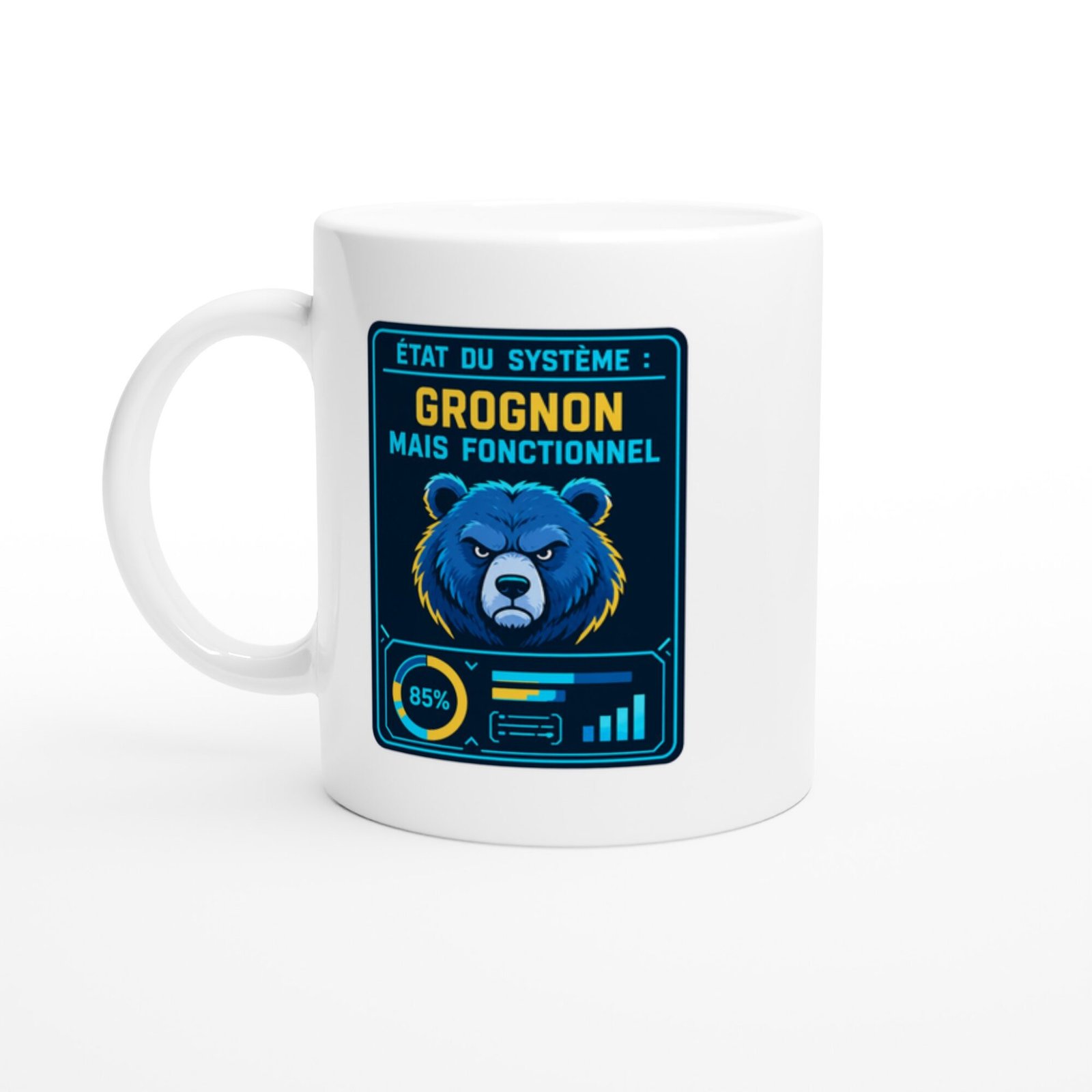 65429bed-32af-4814-950a-ce701251b631.jpg Mug État du Système Grognon Mais Fonctionnel