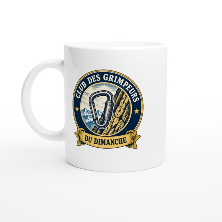 Mug Escalade Club Des Grimpeurs Du Dimanche