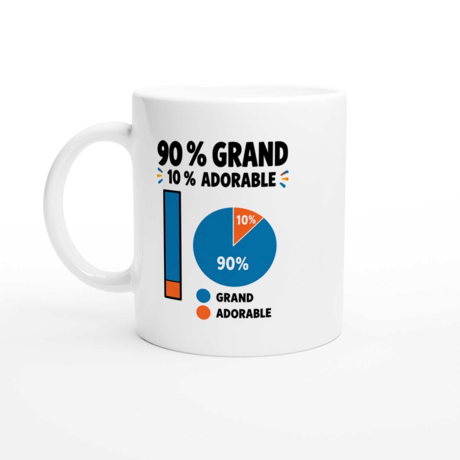Mug 90 pour cent Grand 10 pour cent Adorable