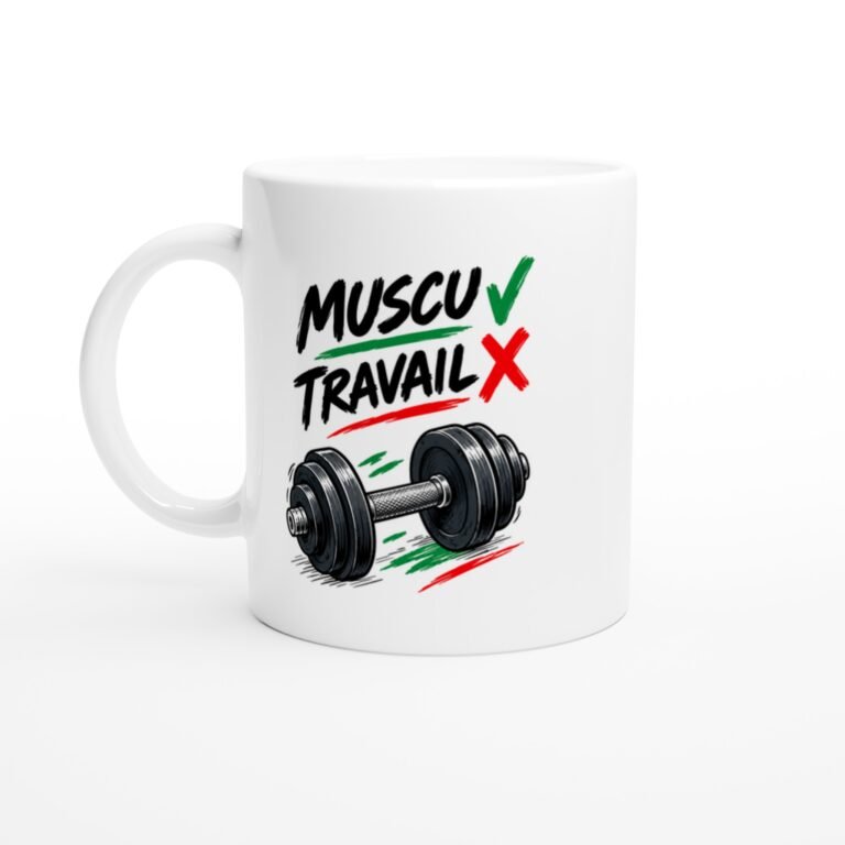 Mug Muscu Oui Travail Non