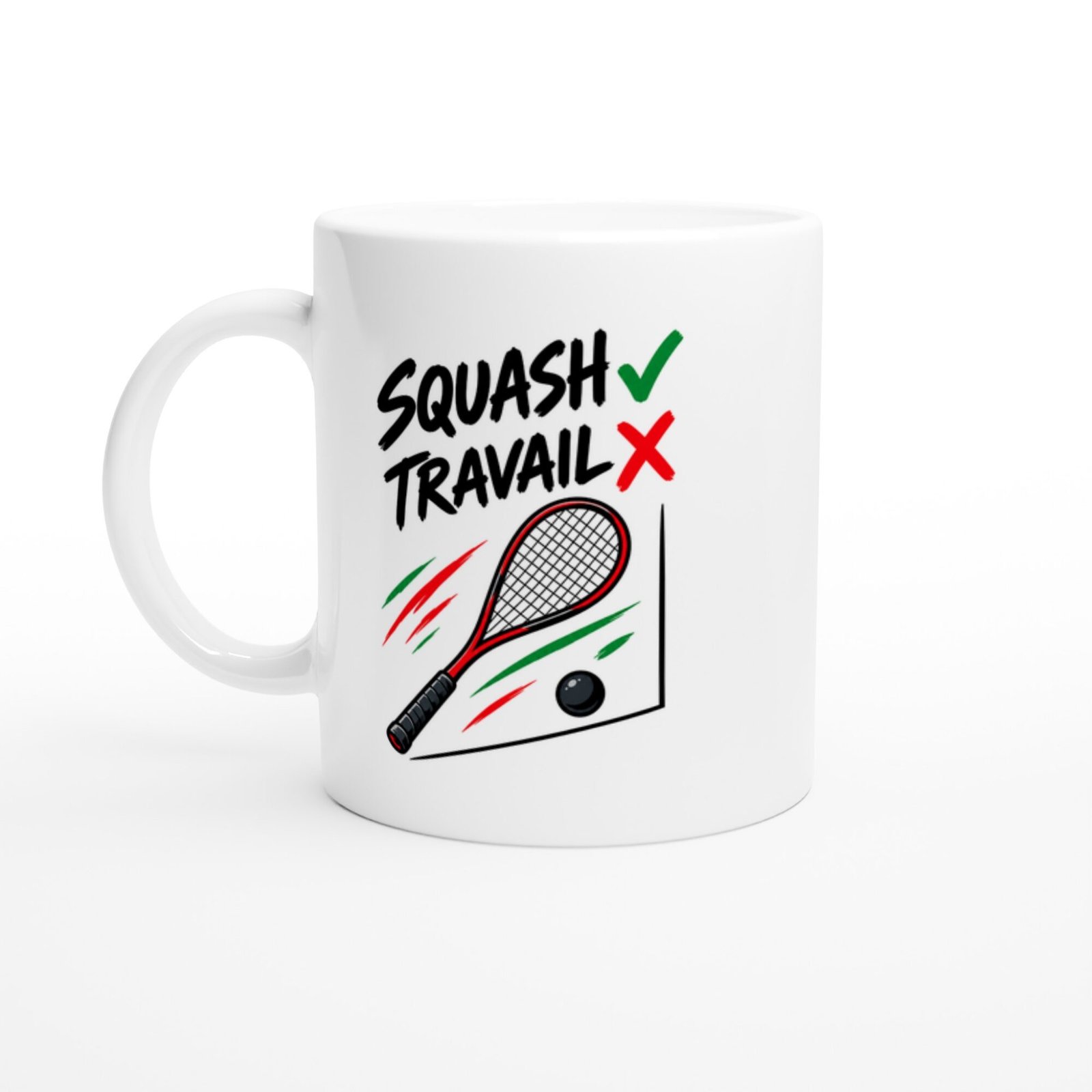Mug Squash Oui Travail Non