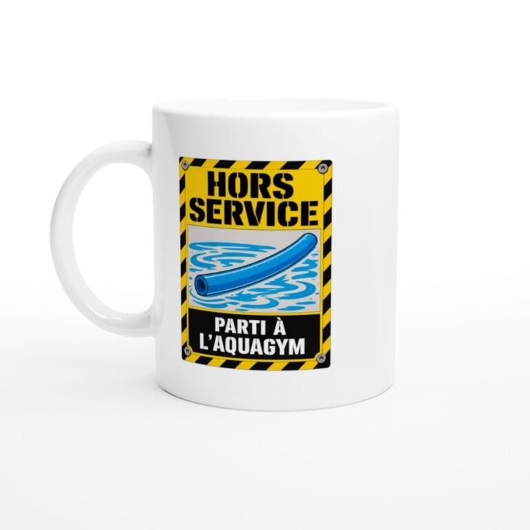 Mug Hors Service Parti À L'Aquagym